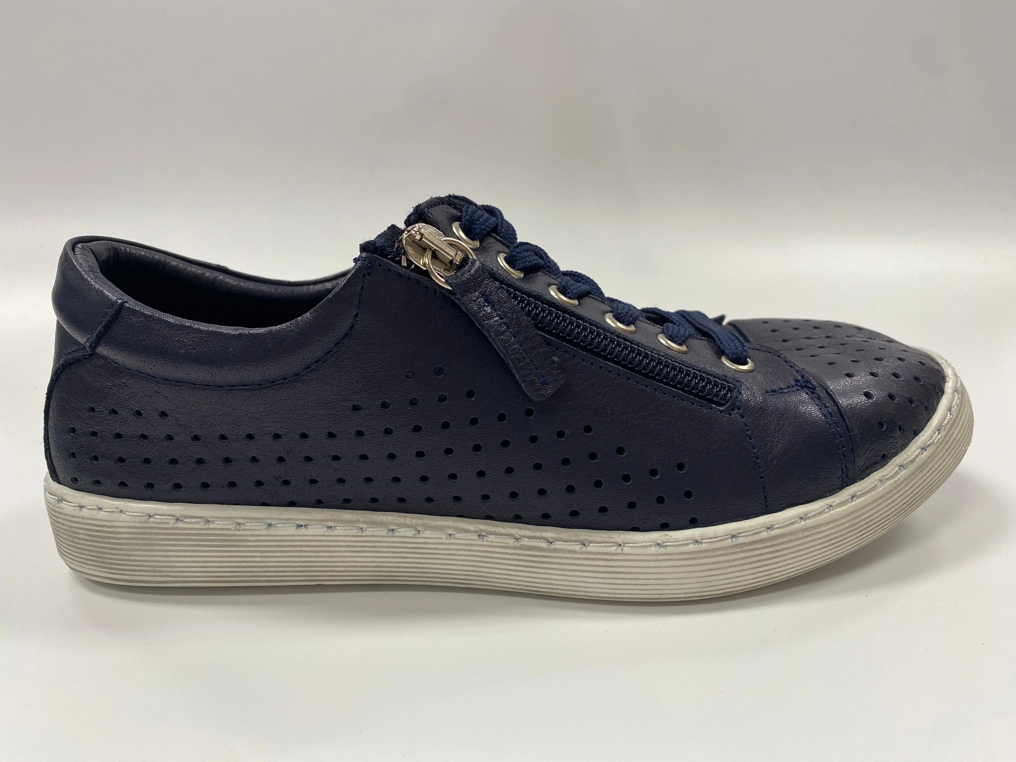 GELATO TARDECK LEATHER SNEAKER BLUE (CLEARANCE FINAL SALE)