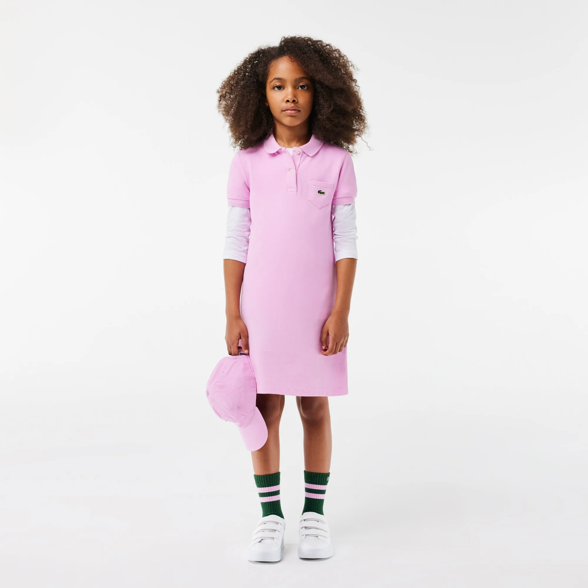 Girl’s Polo-Style Cotton Dress