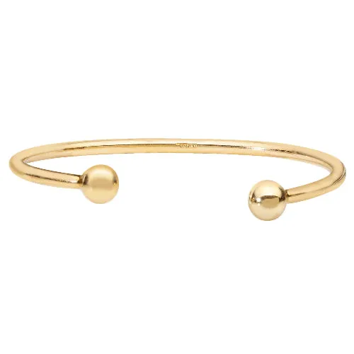 Gold Torque Bangle