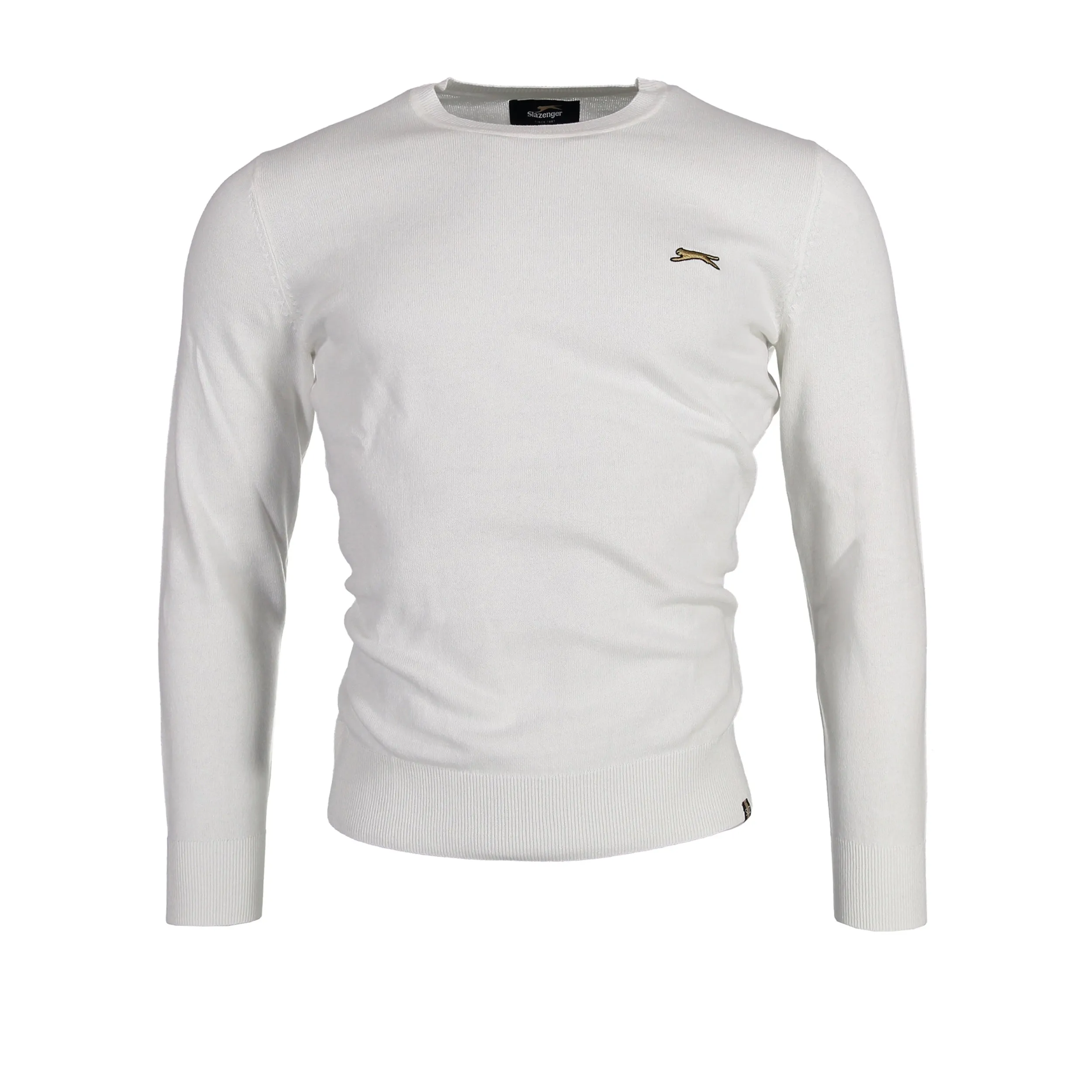 GREYSON MERINO ROUND NECK - PALMER CREAM