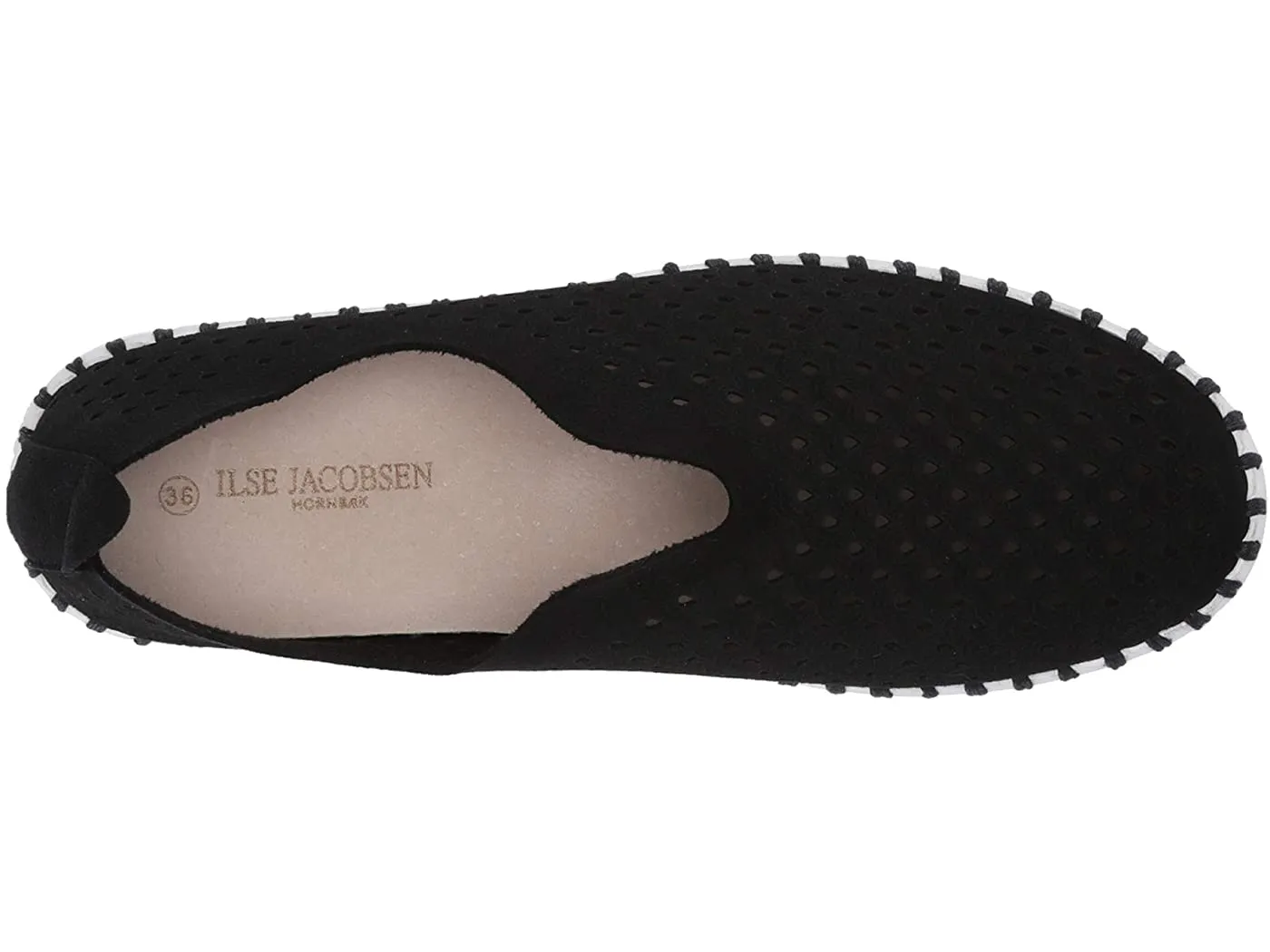 ILSE JACOBSEN TULIP 139 SLIP ON BLACK (CLEARANCE FINAL SALE)