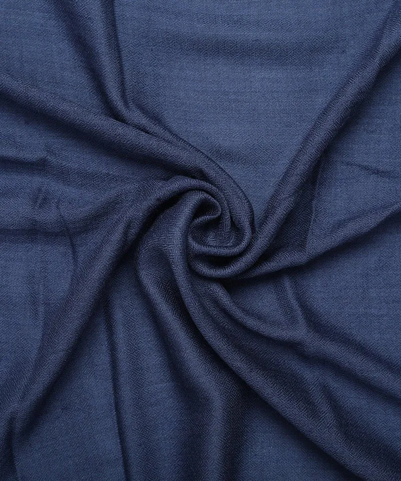 Ink Blue Cashmere-Pashmina Stole