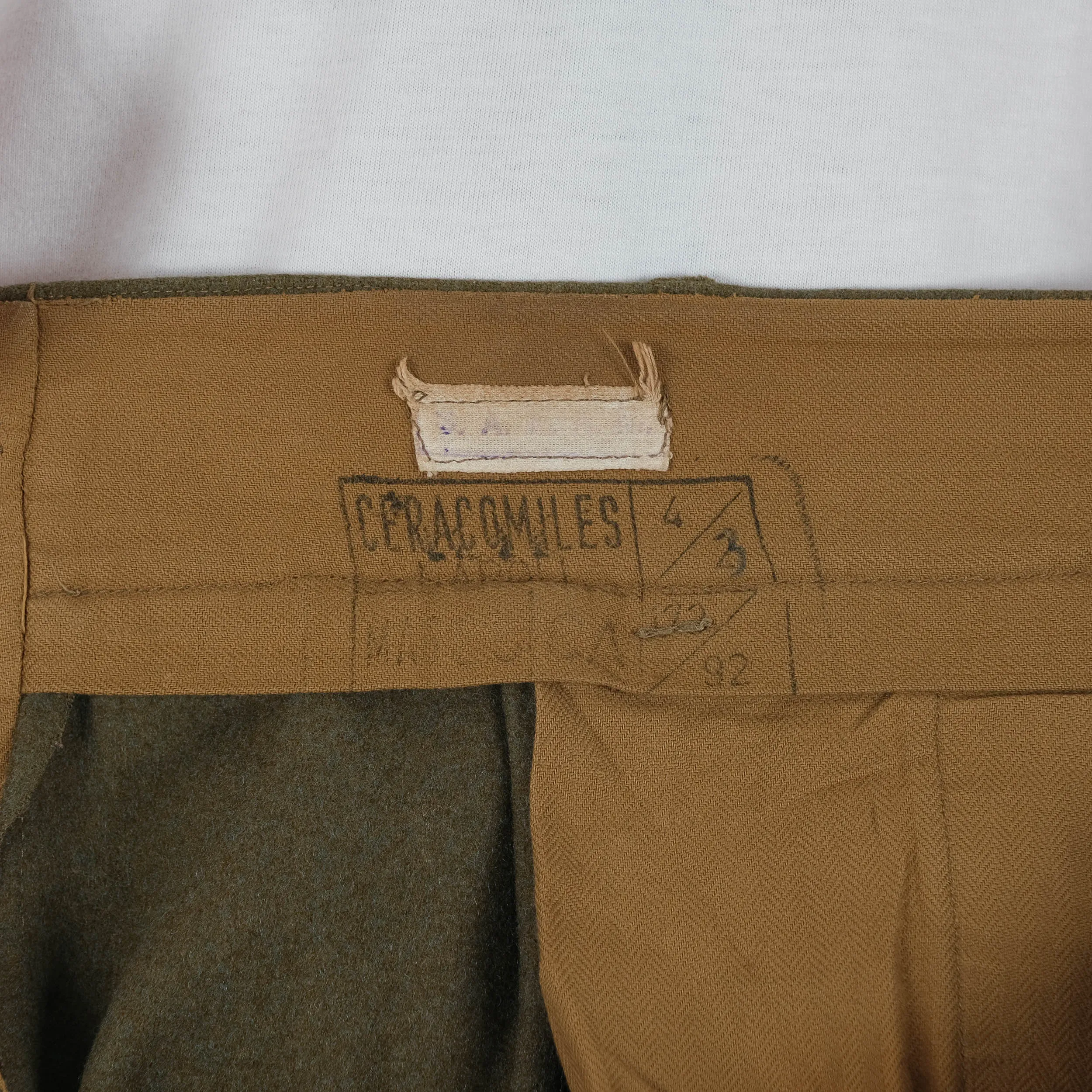 ITALIAN PLEATED WOOL PANTS