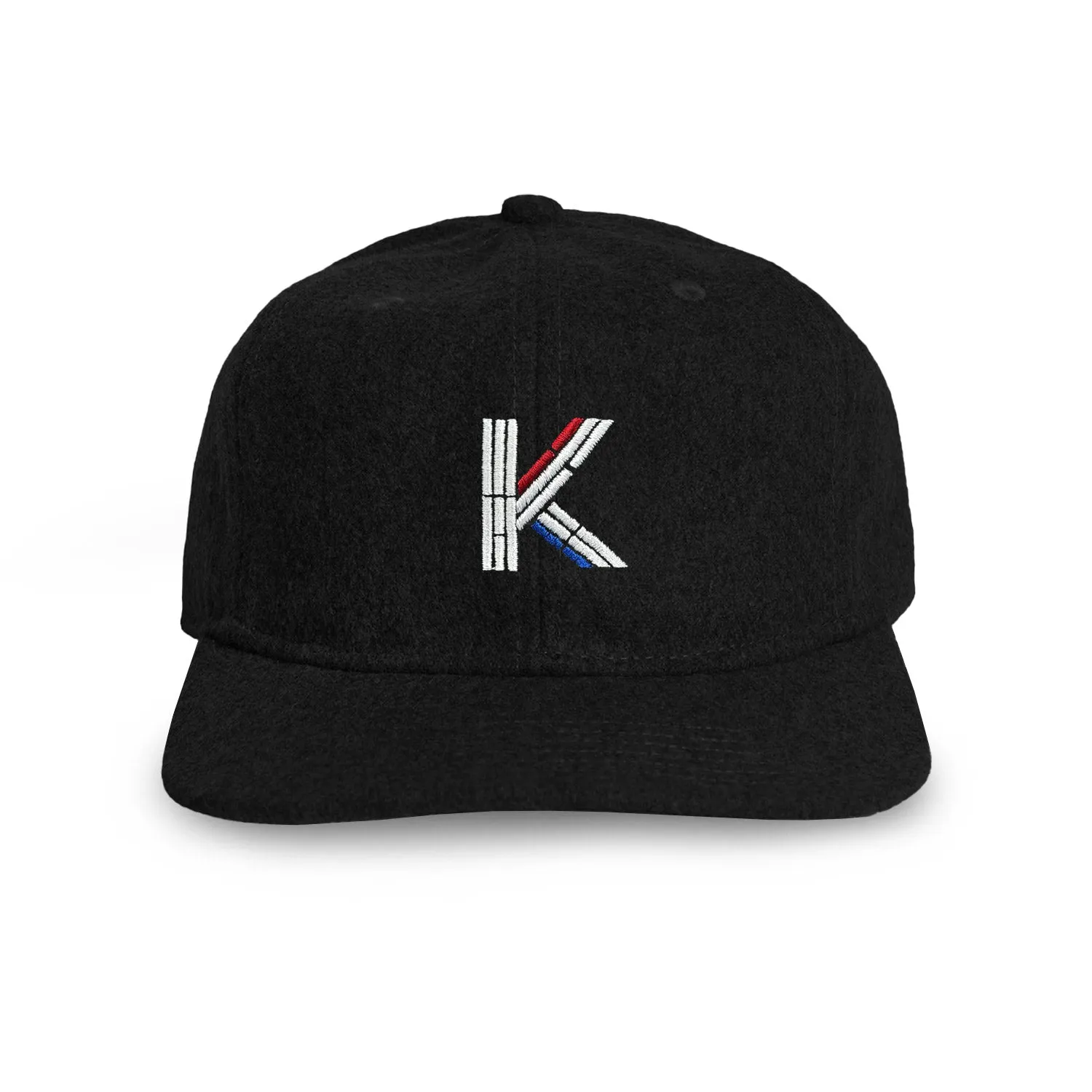 K TRIGRAM WOOL CAP (BLACK)