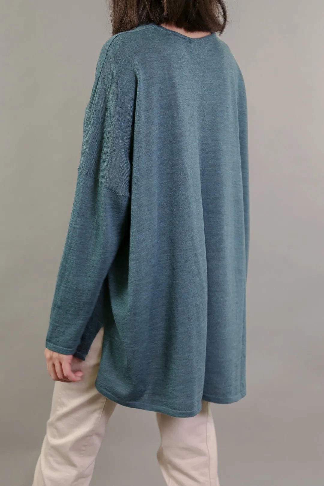 MATERA OVERSIZED CREW IN FINE ITALIAN MERINO