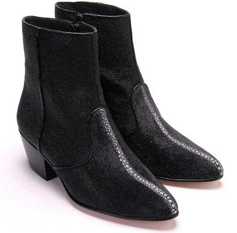 Men's Los Altos Genuine Stingray Ankle Boots