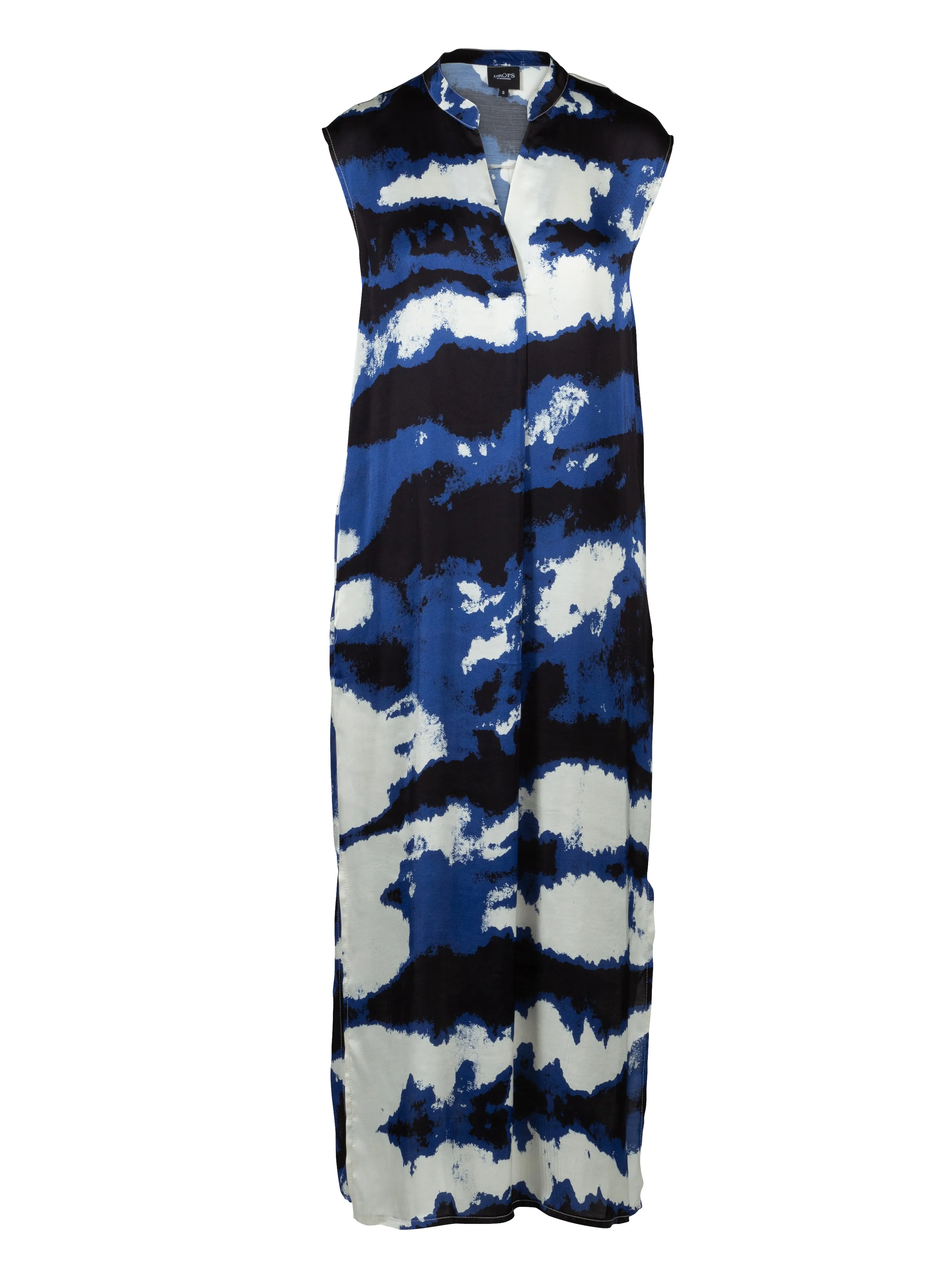 ODELINE printed dress - Royal Blue mix