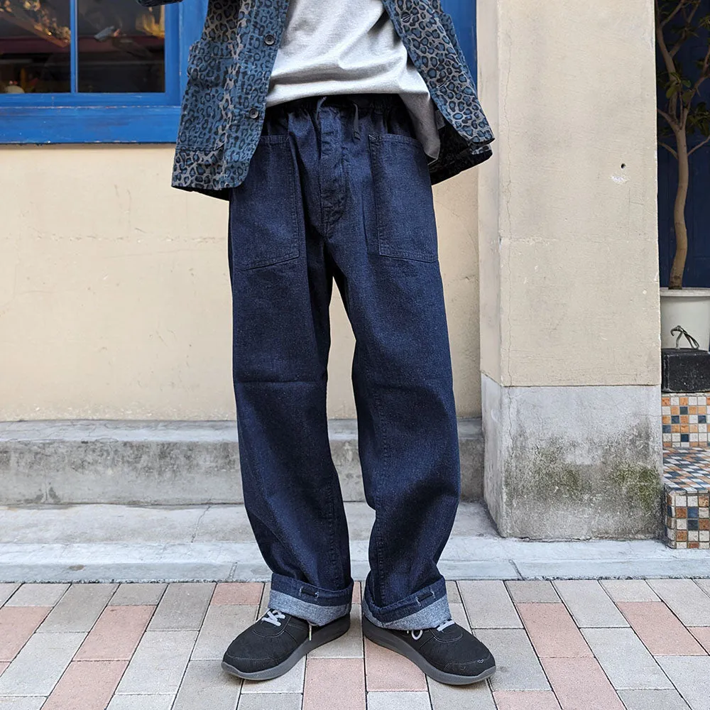 POST O'ALLS - E-Z ARMY NAVY Pants 2 - 8oz. denim indigo - 3313-8DI