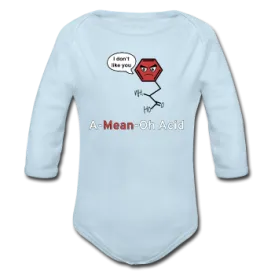 "A-Mean-Oh-Acid"-Baby Long Sleeve Onesie