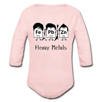 "Heavy Metals"-Baby Long Sleeve Onesie