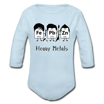 "Heavy Metals"-Baby Long Sleeve Onesie