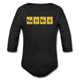 "NaH BrO" - Baby Long Sleeve One Piece