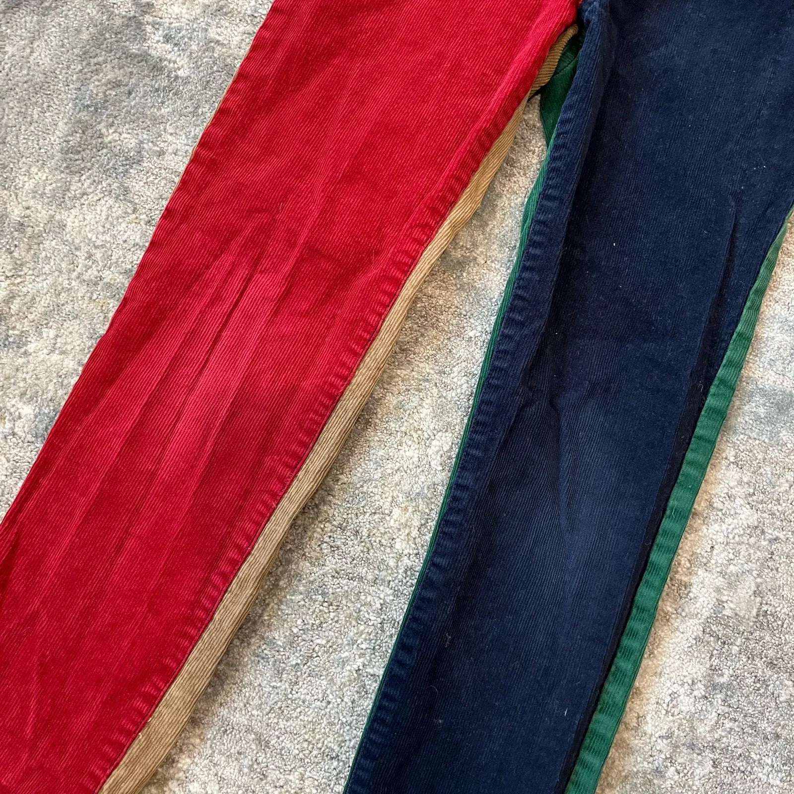 Ralph Lauren Boys Color Block Corduroy Pants 6