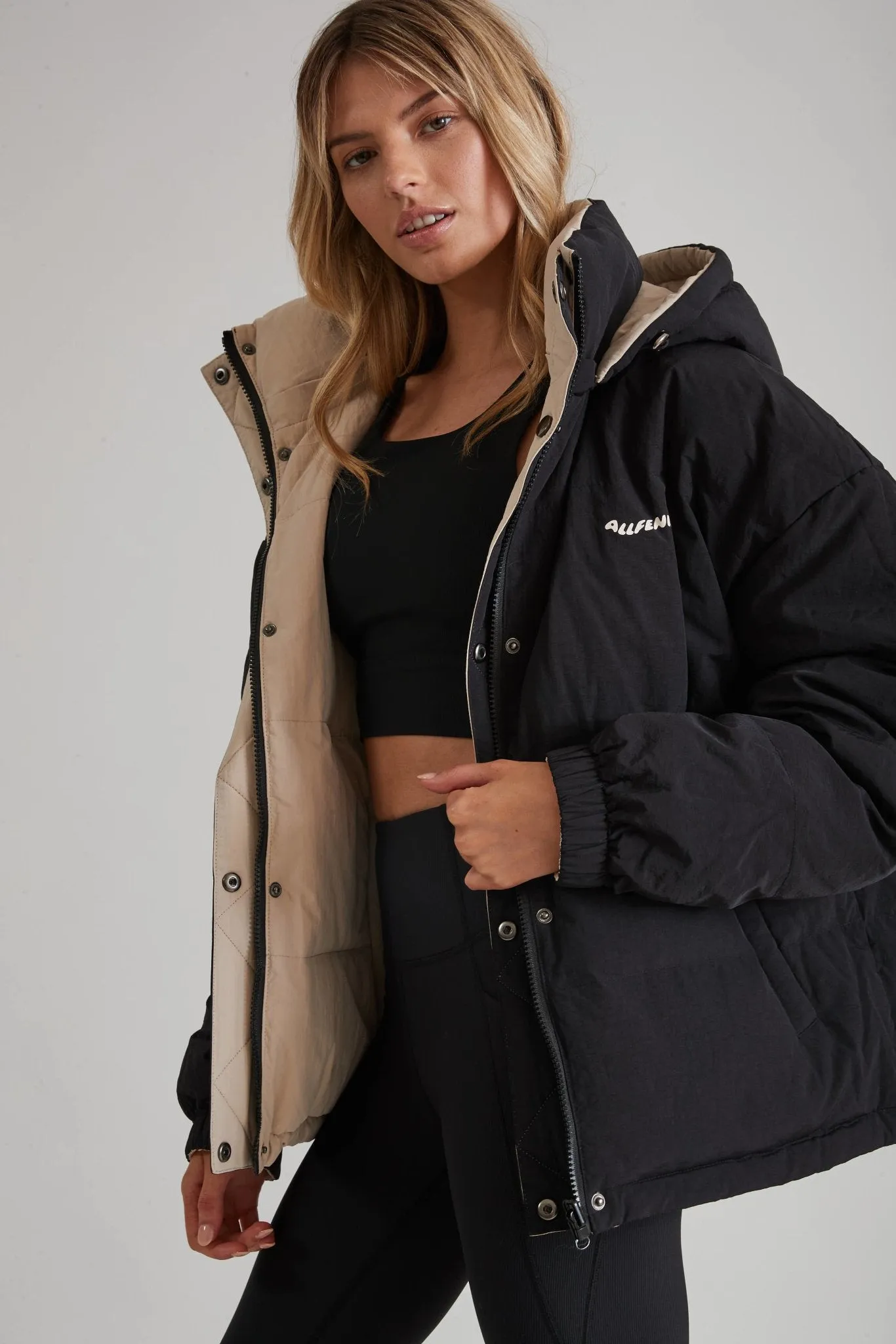 Reversible Puffer Jacket 2.0 (Clay/Black)