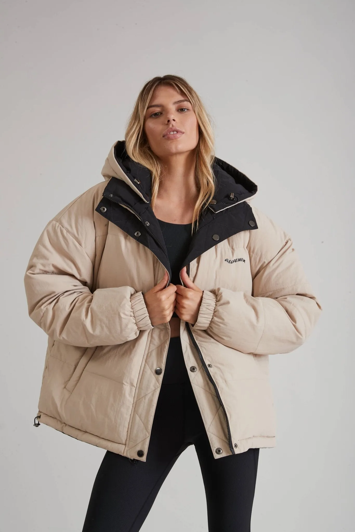 Reversible Puffer Jacket 2.0 (Clay/Black)