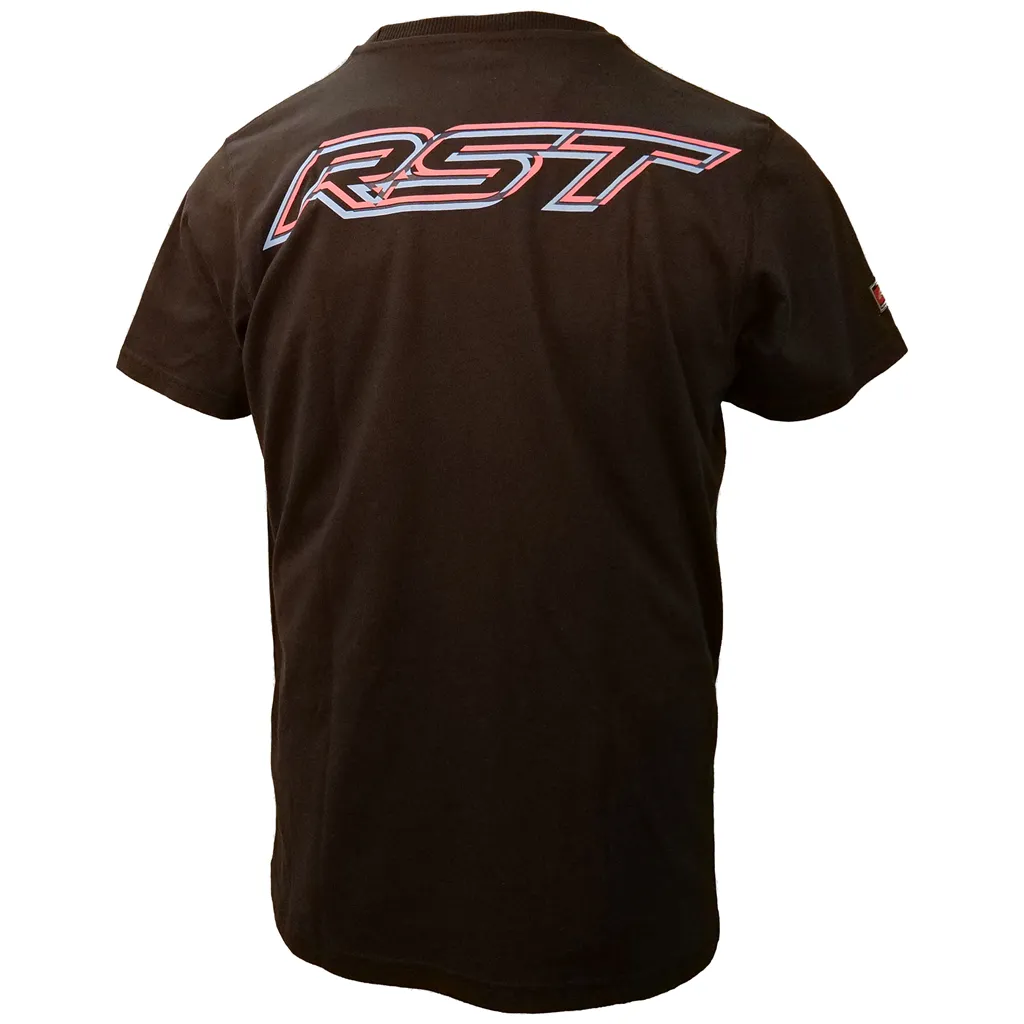 RST 3D Mens T Shirt - Black / Pink / Blue