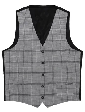 Ryan Grey Checked Waistcoat