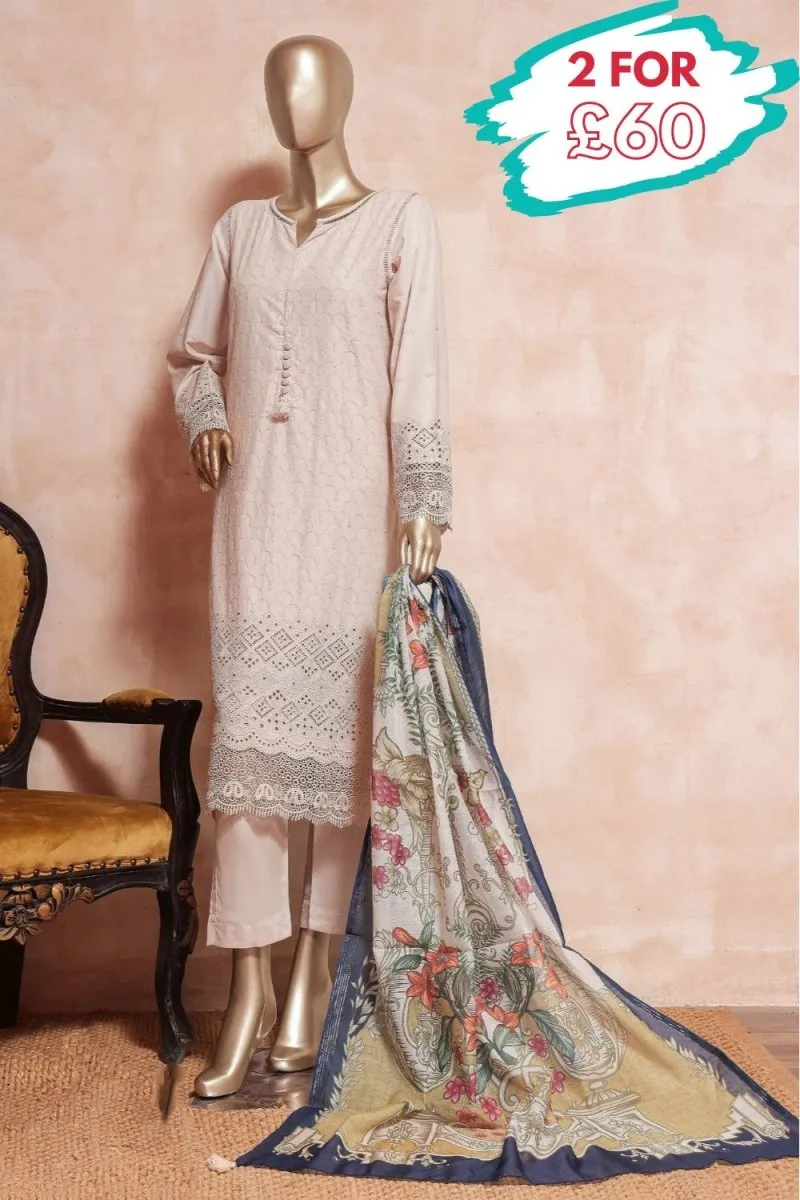 Sada Bahar Chikankari Lawn Suit SBA46