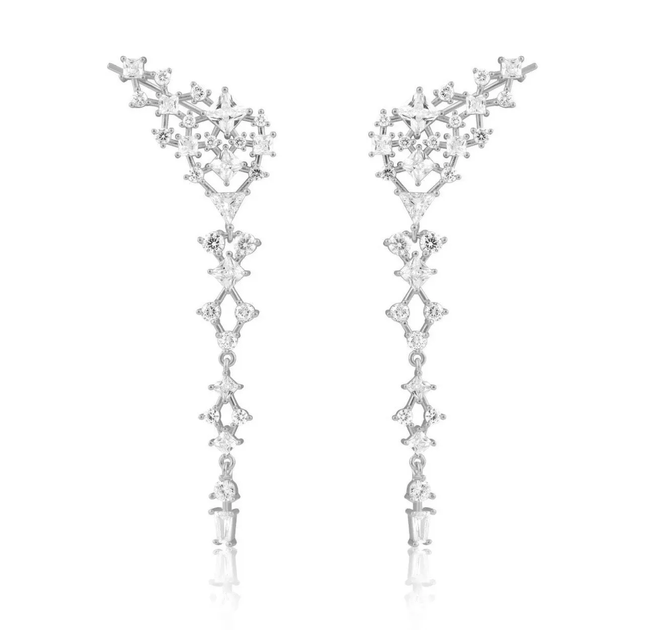 Scarlett CZ Drop Earrings