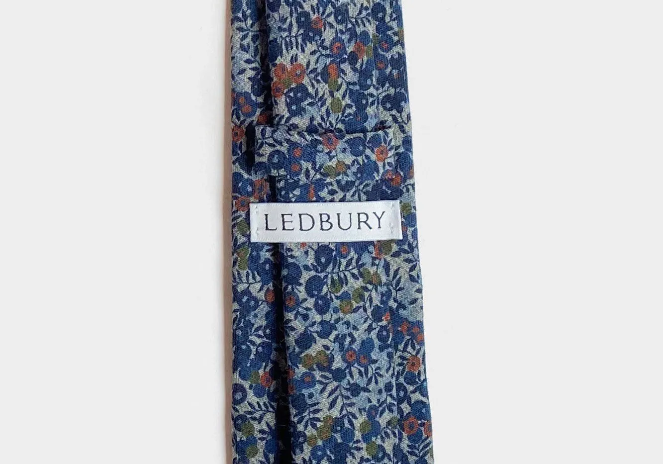 The Deep Blue Ellsworth Print Tie