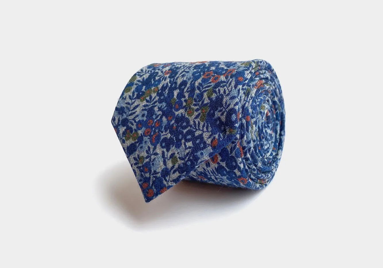 The Deep Blue Ellsworth Print Tie