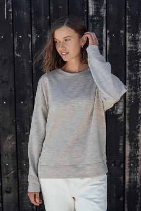 The Merino Sweatshirt - Oatmeal