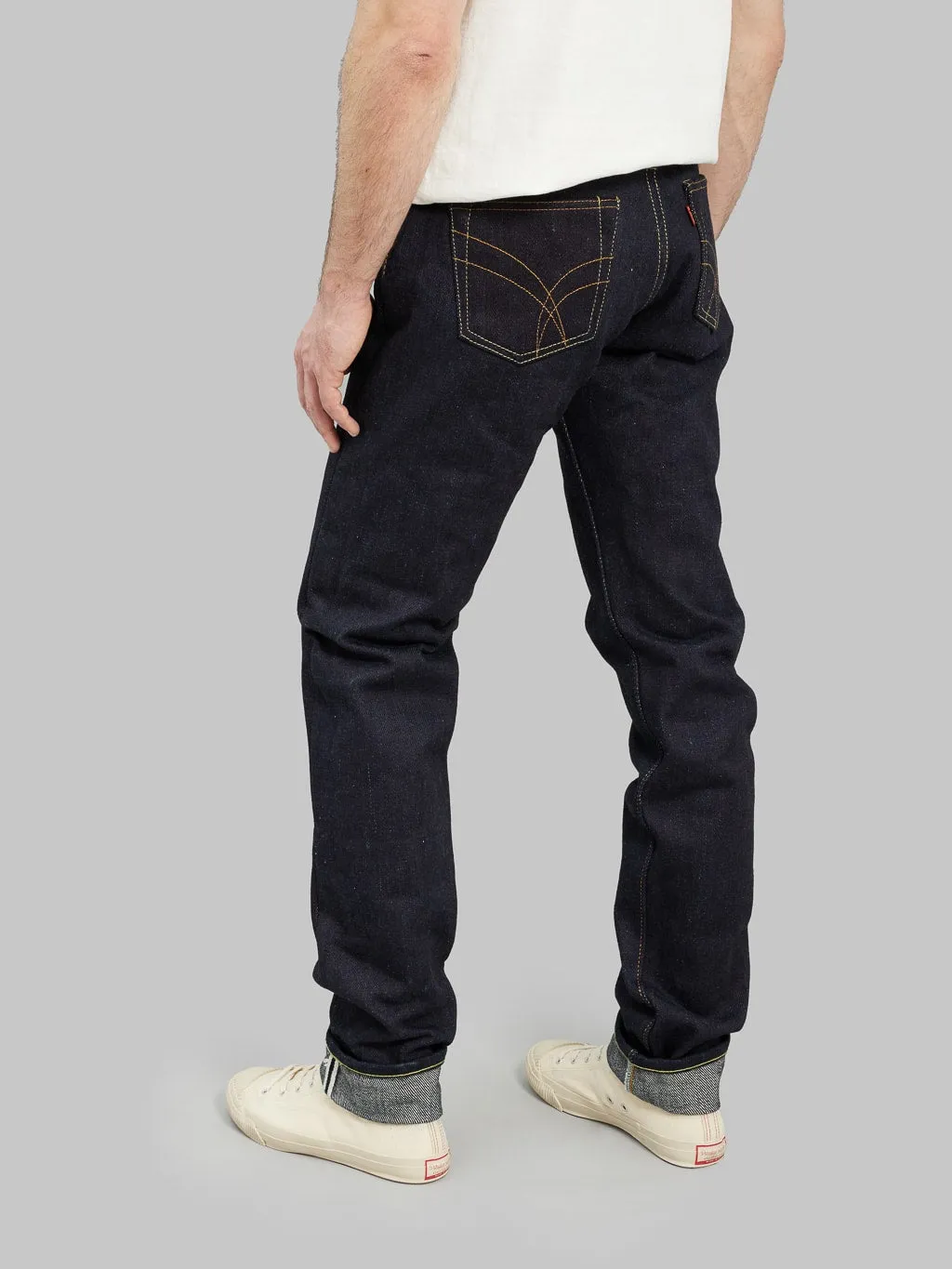 The Strike Gold 9904 24.8oz Extra Hard Straight Tapered Jeans