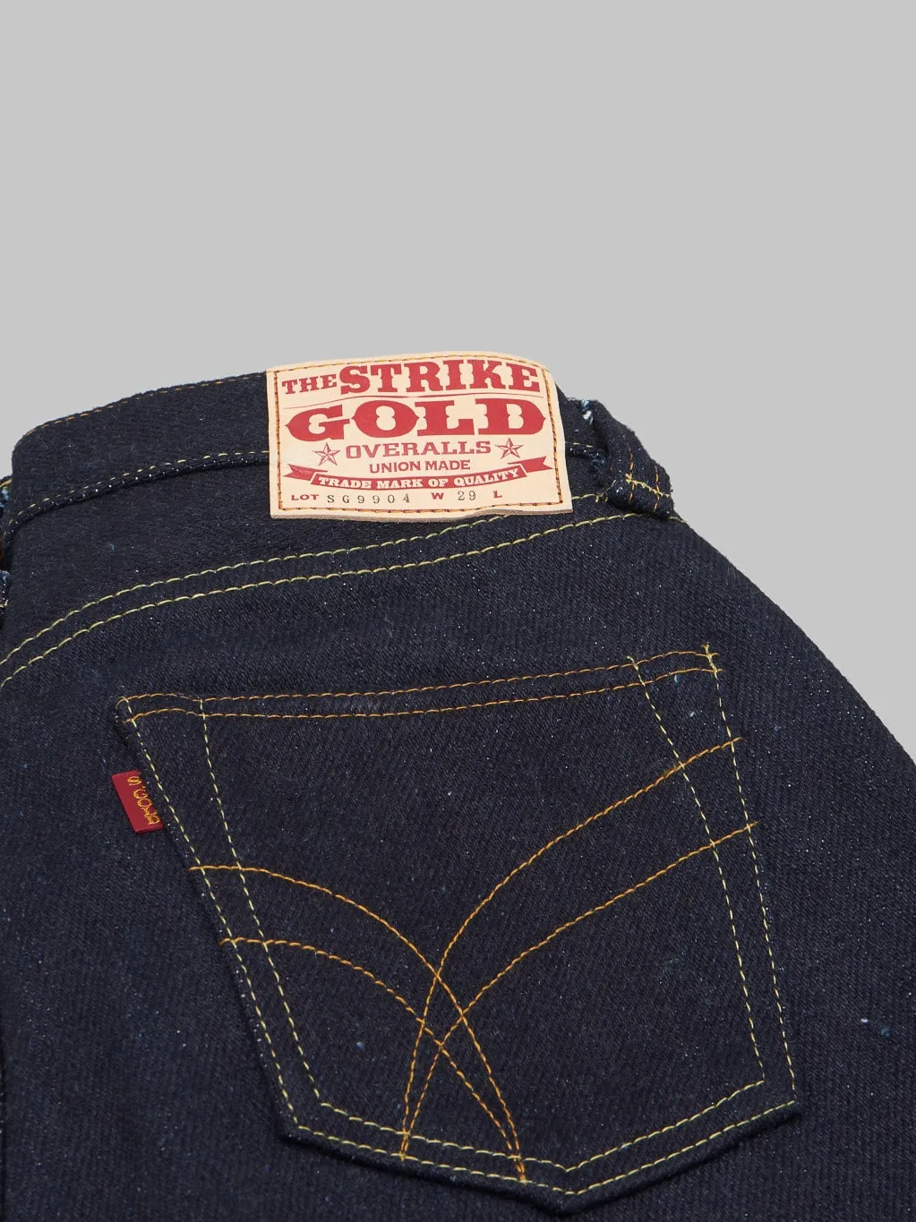 The Strike Gold 9904 24.8oz Extra Hard Straight Tapered Jeans