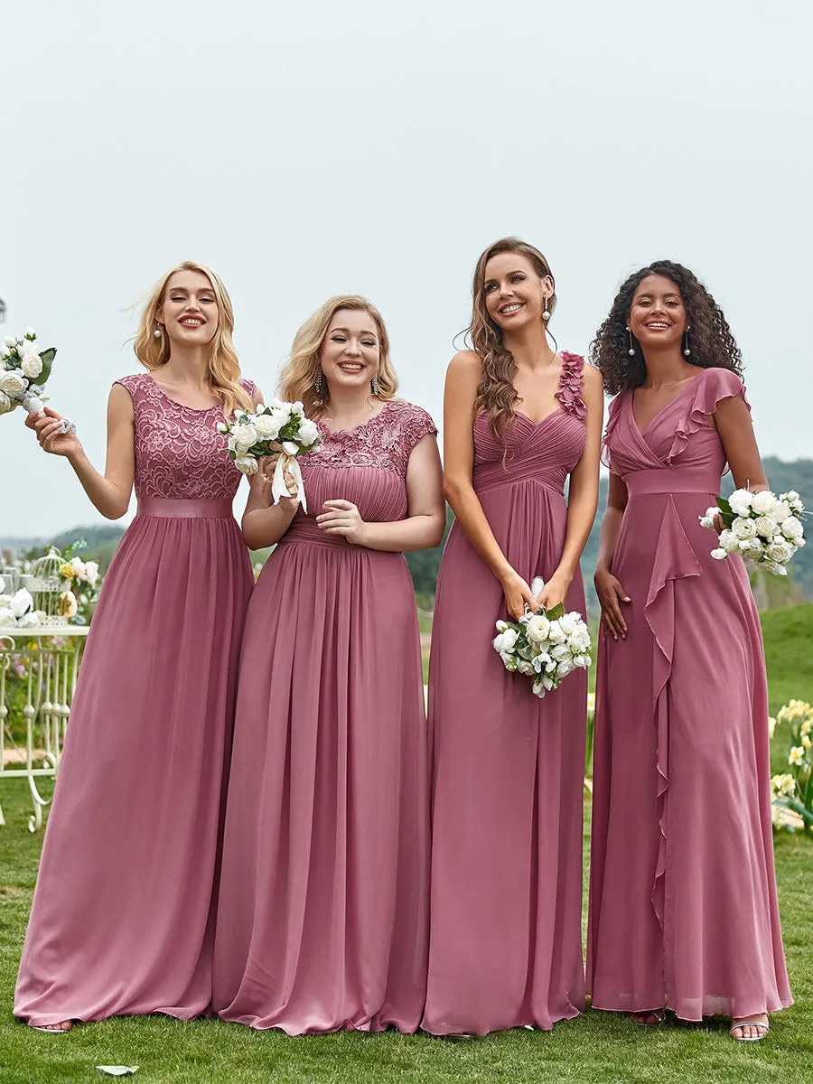 Wholesale Fahion Bridesmaid Dresses with Lace