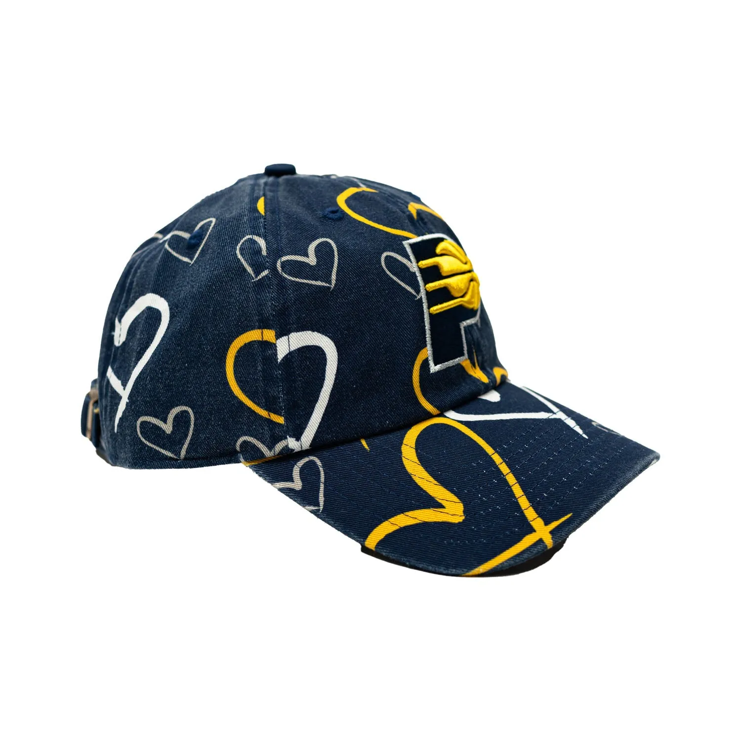 Youth Girls Indiana Pacers Adore Clean Up Hat in Navy by 47 Brand